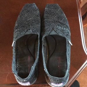 Black crocheted Bobs